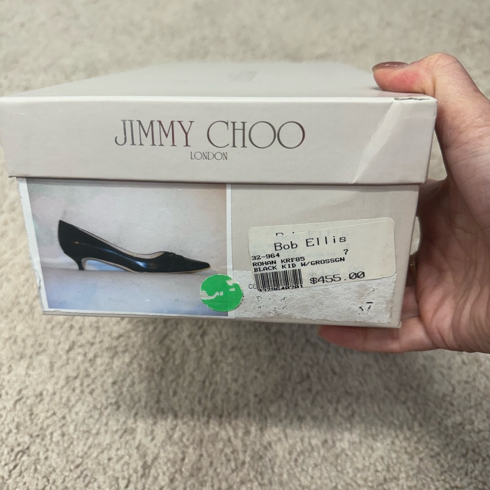 Jimmy Choo kitten heels. Size 37. Good condition
